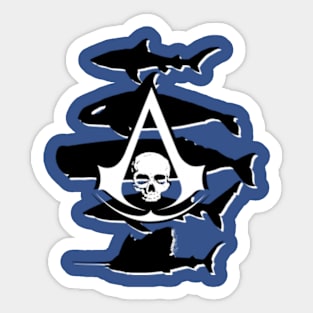 Black Flag Hunt Sticker